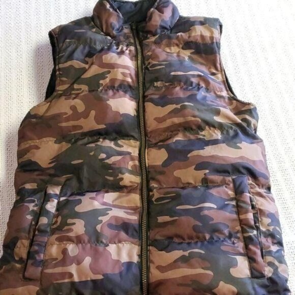 Mossimo Supply Co. Reversible Quilted Camo Puffer Full Zip Hunting Sz S/… - Picture 1 of 9